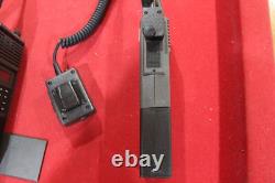 2 Military Surplus Prc 127 Receiver Transmitter Walkie Talkie Microphone Radio