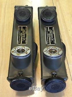 2 Rare, Vtg. WWII Signal Corps US Army BC-611-F Radio Transmitter Receiver NICE