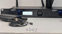 2 -SHURE/2-GLXD4R-Z2/ 2-GLXD1-Z2 / WL93 Lav Mic Bodypack Transmitters& Receivers