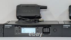2 -SHURE/2-GLXD4R-Z2/ 2-GLXD1-Z2 / WL93 Lav Mic Bodypack Transmitters& Receivers
