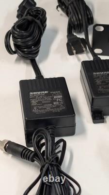 2 -SHURE/2-GLXD4R-Z2/ 2-GLXD1-Z2 / WL93 Lav Mic Bodypack Transmitters& Receivers