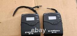 2 Sennheiser EW 100 G2 Wireless Bodypack Transmitter