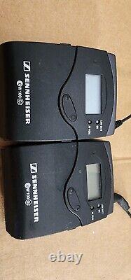 2 Sennheiser EW 100 G2 Wireless Bodypack Transmitter