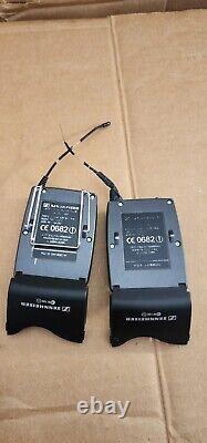 2 Sennheiser EW 100 G2 Wireless Bodypack Transmitter