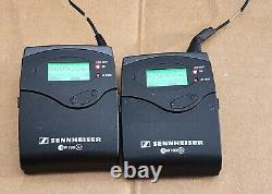 2 Sennheiser EW 100 G2 Wireless Bodypack Transmitter