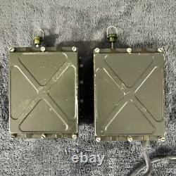 2 Vintage US Army Radio RT285A URC11 Receiver Transmitter Miitary Gear Pilot USA