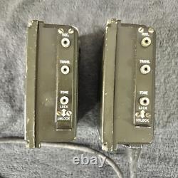 2 Vintage US Army Radio RT285A URC11 Receiver Transmitter Miitary Gear Pilot USA