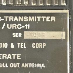 2 Vintage US Army Radio RT285A URC11 Receiver Transmitter Miitary Gear Pilot USA