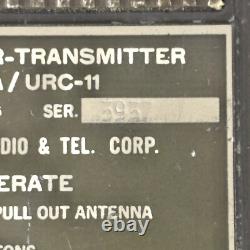 2 Vintage US Army Radio RT285A URC11 Receiver Transmitter Miitary Gear Pilot USA