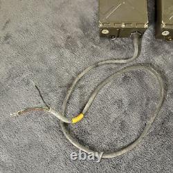 2 Vintage US Army Radio RT285A URC11 Receiver Transmitter Miitary Gear Pilot USA