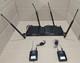 2 Pcs Shure Qlxd4 G50 Wireless Receivers, 2 Pcs Qlxd1 Bodypack Transmitter