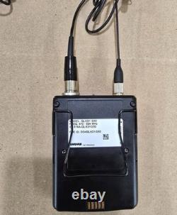 2 pcs Shure QLXD4 G50 Wireless Receivers, 2 pcs QLXD1 Bodypack Transmitter