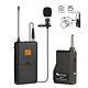 20-channel Uhf Wireless Lapel Microphone System With Transmitter Camera/phones