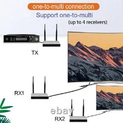 200M Wireless HDMI Extender 1 Transmitter To Multi Receiver Laptop PC TV Monitor