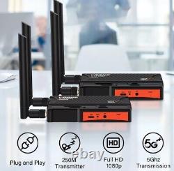 200m Wireless Display Video Transmitter Receiver HDMI Extender for Camera PC TV