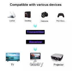 200m Wireless Display Video Transmitter Receiver HDMI Extender for Camera PC TV