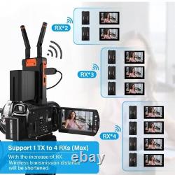 250m Wireless HDMI Extender Video Transmitter Receiver for Camera Battery PC TV