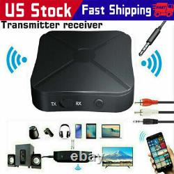 2in1 Bluetooth Transmitter Receiver Wireless Adapter TV Home Stereo Audio LOT