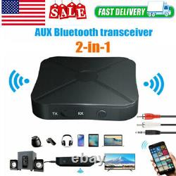 2in1 Bluetooth Transmitter Receiver Wireless Adapter TV Home Stereo Audio LOT