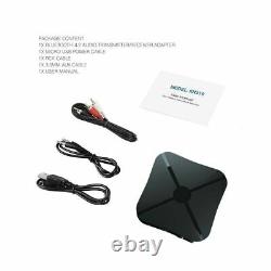 2in1 Bluetooth Transmitter Receiver Wireless Adapter TV Home Stereo Audio LOT