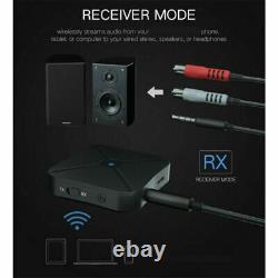 2in1 Bluetooth Transmitter Receiver Wireless Adapter TV Home Stereo Audio LOT