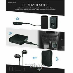 2in1 Bluetooth Transmitter Receiver Wireless Adapter TV Home Stereo Audio LOT