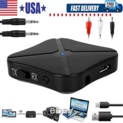 2in1Bluetooth Transmitter Receiver Wireless Adapter TV Home Stereo A2DPAudio LOT