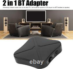2in1Bluetooth Transmitter Receiver Wireless Adapter TV Home Stereo A2DPAudio LOT