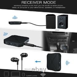 2in1Bluetooth Transmitter Receiver Wireless Adapter TV Home Stereo A2DPAudio Lot