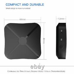 2in1Bluetooth Transmitter Receiver Wireless Adapter TV Home Stereo A2DPAudio Lot