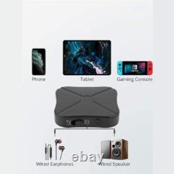 2in1Bluetooth Transmitter Receiver Wireless Adapter TV Home Stereo A2DPAudio Lot