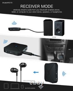 2in1Bluetooth Transmitter Receiver Wireless Adapter TV Home Stereo A2DPAudio lot