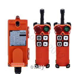2pcs Transmitter+Receiver Radio Industrial Wireless Remote Control Crane F21-4S