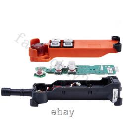2pcs Transmitter+Receiver Radio Industrial Wireless Remote Control Crane F21-4S
