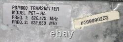 2x Shure Psm600 Transmitters-626.475/632.550 & 629.975/634.775 P6t-ha & Hb-nice