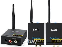 3-In-1 2.4Ghz Wireless Audio Transmitter and Receiver for TV, 20Ms Ultra Low Del