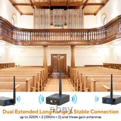 3-in-1 2.4GHz Wireless Audio Transmitter Receiver for Subwoofer Speaker