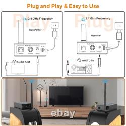 3-in-1 2.4GHz Wireless Audio Transmitter Receiver for Subwoofer Speaker 3-in-1 2.4GHz Wireless Audio Transmitter Receiver for Subwoofer Speaker