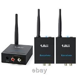 3-in-1 2.4GHz Wireless Audio Transmitter and Receiver for TV, 20ms Ultra Low