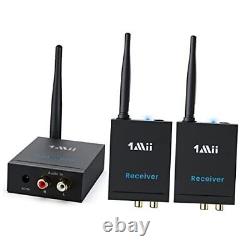 3-in-1 2.4GHz Wireless Audio Transmitter and Receiver for TV, 20ms Ultra Low