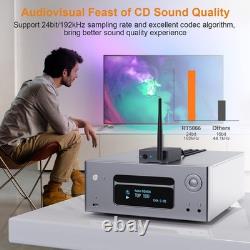 3 in 1 2.4Ghz Wireless Audio Transmitter and Receiver, 2 Receivers for Speaker