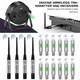 3pcs Wireless Rechargeable Receiver + 1pc Transmitter Dmx512 For Stage Lighting