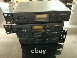 4 Audio-Technica ATW-R2100 UHF Wireless Receiver Lot with Bodypack Transmitters