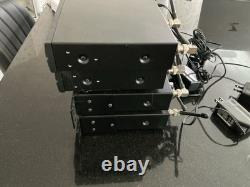 4 Audio-Technica ATW-R2100 UHF Wireless Receiver Lot with Bodypack Transmitters
