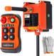 4 Button Wireless Crane Remote Control Kit 12-24v Radio Transmitter And Receiver
