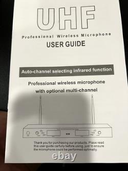 4 Channel Wireless UHF System