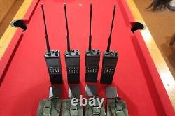 4 Military Surplus Prc 127 Radio Receiver Transmitter Walkie Talkie Radio Vhf