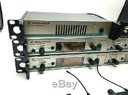 (4) Sennheiser Sr300 Iem Transmitter, (4) Ek300 Receiver, 1 Ac3 Combiner A&b Band
