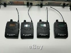 (4) Sennheiser Sr300 Iem Transmitter, (4) Ek300 Receiver, 1 Ac3 Combiner A&b Band