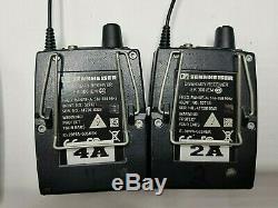 (4) Sennheiser Sr300 Iem Transmitter, (4) Ek300 Receiver, 1 Ac3 Combiner A&b Band